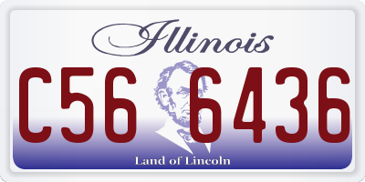 IL license plate C566436