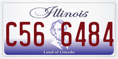 IL license plate C566484