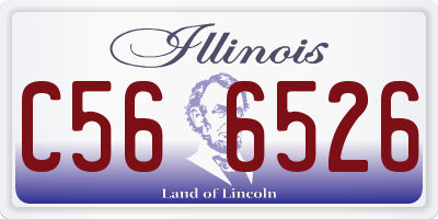 IL license plate C566526