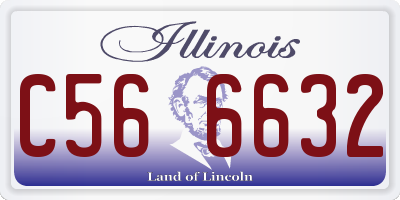 IL license plate C566632