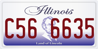 IL license plate C566635