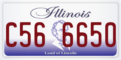 IL license plate C566650