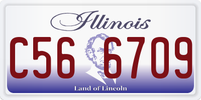 IL license plate C566709