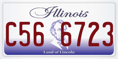 IL license plate C566723