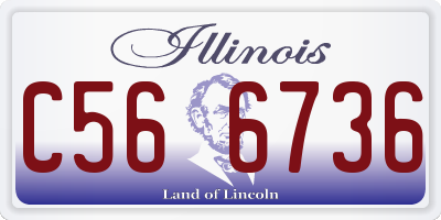 IL license plate C566736