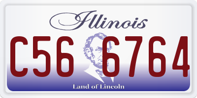 IL license plate C566764