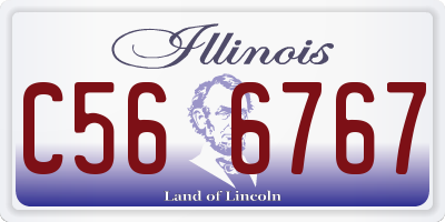 IL license plate C566767