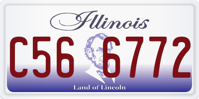 IL license plate C566772