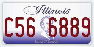 IL license plate C566889