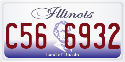 IL license plate C566932