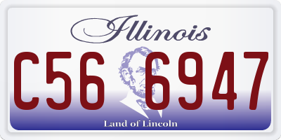 IL license plate C566947