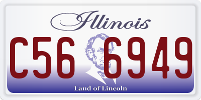IL license plate C566949