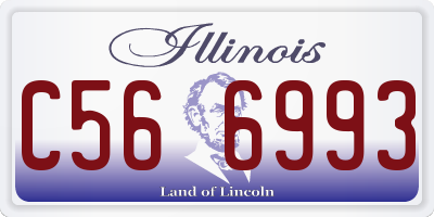 IL license plate C566993
