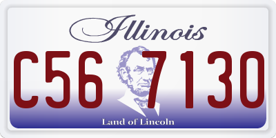 IL license plate C567130