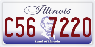 IL license plate C567220