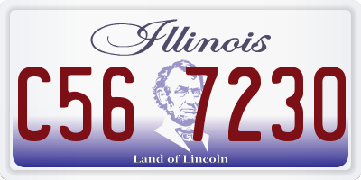 IL license plate C567230
