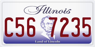 IL license plate C567235