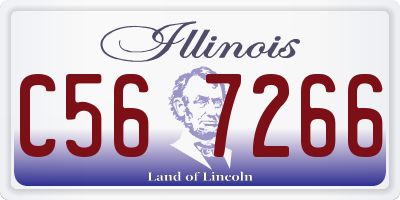 IL license plate C567266