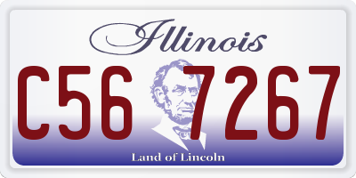 IL license plate C567267
