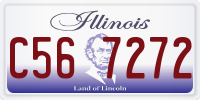 IL license plate C567272