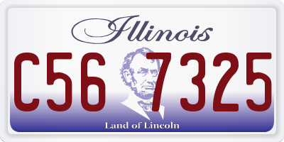 IL license plate C567325