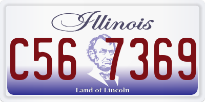 IL license plate C567369