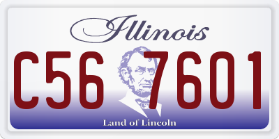 IL license plate C567601