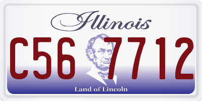 IL license plate C567712