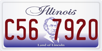 IL license plate C567920