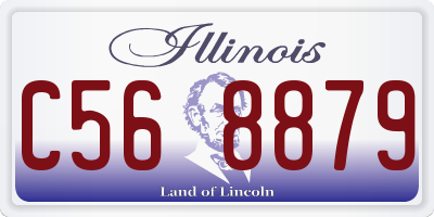 IL license plate C568879