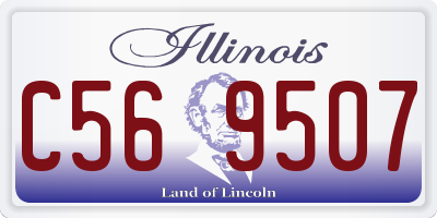 IL license plate C569507