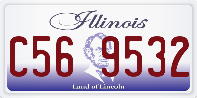 IL license plate C569532