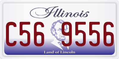 IL license plate C569556