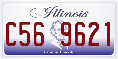 IL license plate C569621