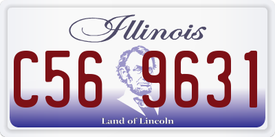 IL license plate C569631
