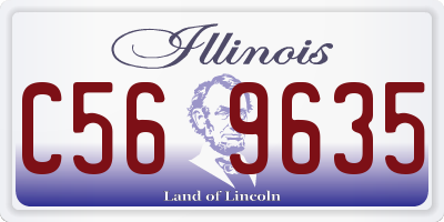 IL license plate C569635