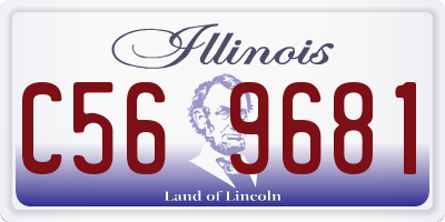 IL license plate C569681