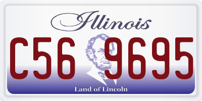 IL license plate C569695