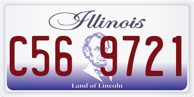 IL license plate C569721