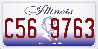 IL license plate C569763