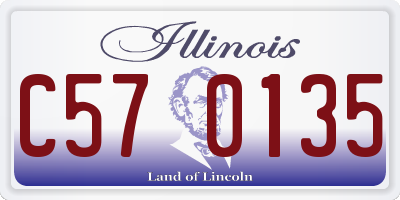 IL license plate C570135