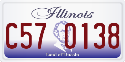 IL license plate C570138