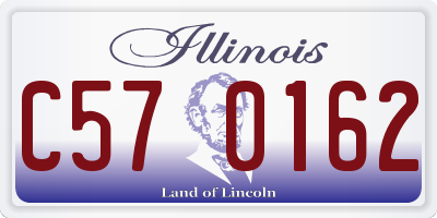 IL license plate C570162
