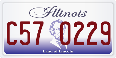 IL license plate C570229