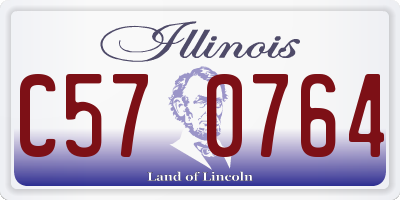 IL license plate C570764