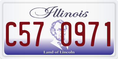 IL license plate C570971