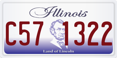 IL license plate C571322