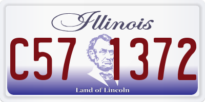 IL license plate C571372