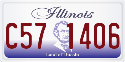 IL license plate C571406
