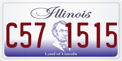IL license plate C571515